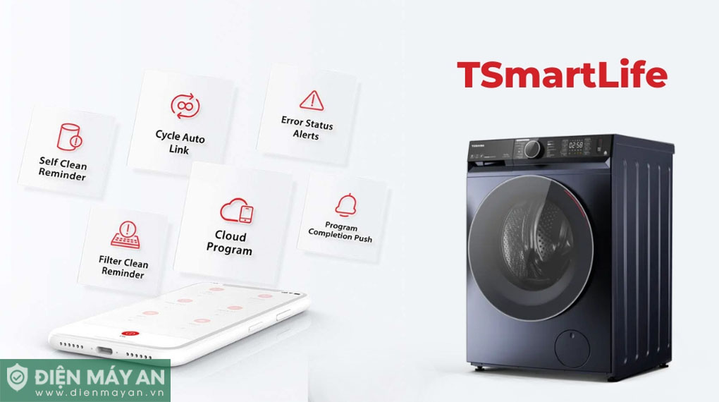 Máy Giặt Toshiba Inverter 10.5 Kg TW-T23BU115UWV(MG)